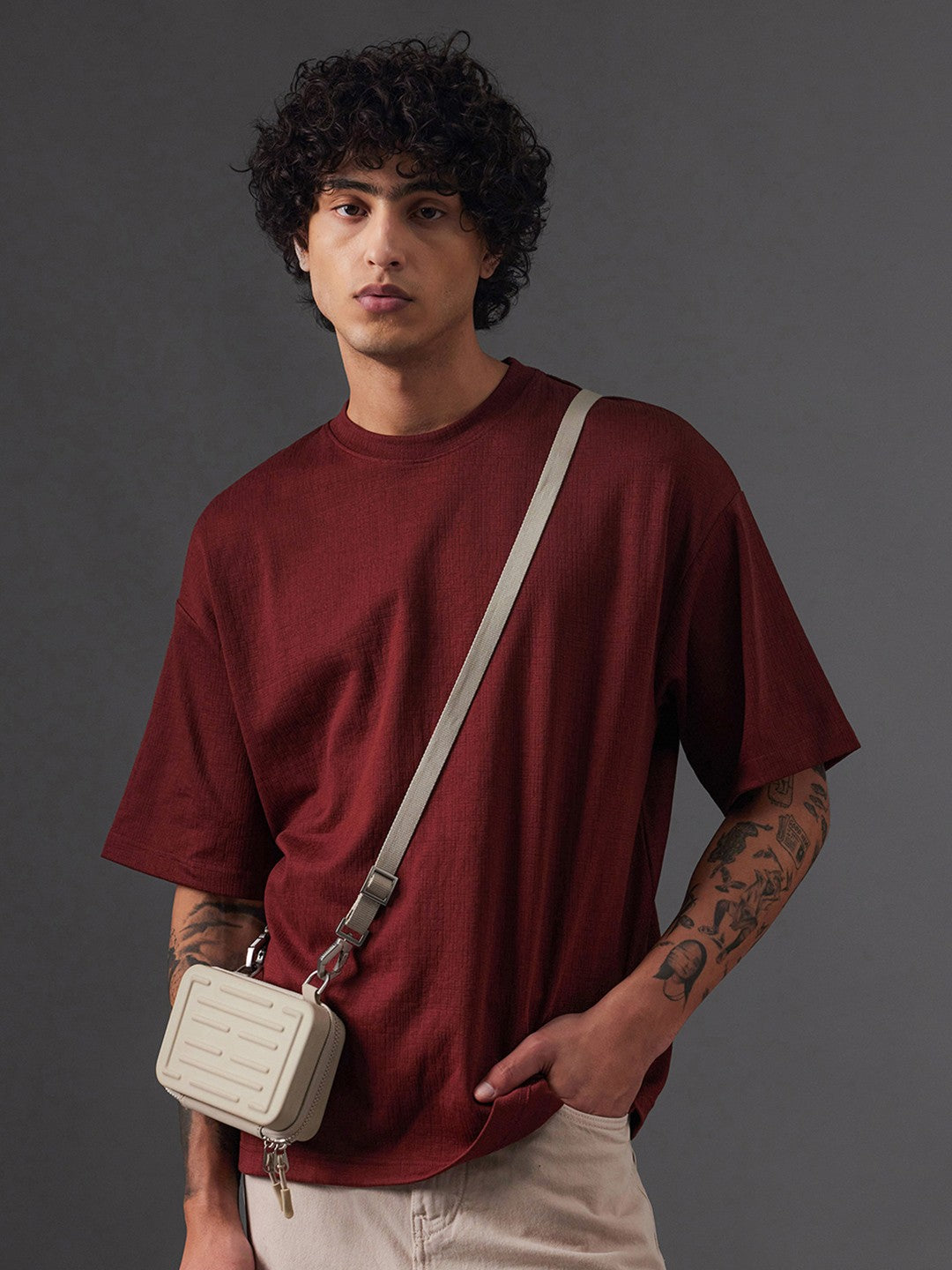 RARE-RABBIT-Men-Pockets-T-shirt