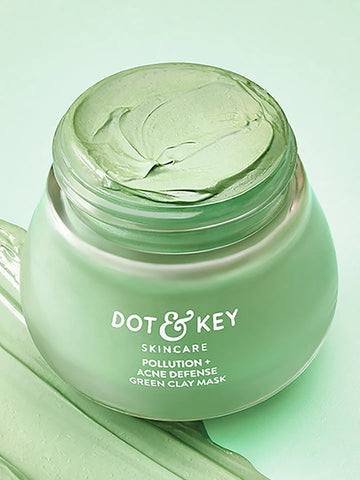 Dot & Key Anti-Acne Salicylic Green Clay Face Mask For Dark Spots Redution